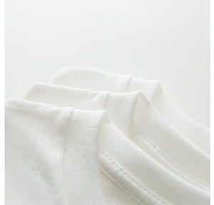 เสื้อยืด 300 GSM ขายส่ง คุณภาพสูง หนัก 100% ผ้าฝ้าย สีดำ สีขาว เสื้อยืดผ้าฝ้ายสำหรับผู้ชาย - Product Image 4