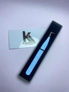 Pince à épiler d'extension de cils à volume de 90 degrés en acier inoxydable à pointe pointue de vente chaude avec boîte personnalisée à bas prix - Product Image 4