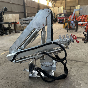 Haoy 1500kg nhỏ nhỏ <span class=keywords><strong>Knuckle</strong></span> bùng nổ cần cẩu thủy lực bùng nổ tùy chỉnh nhỏ nhất xe tải gắn cẩu - Product Image 4