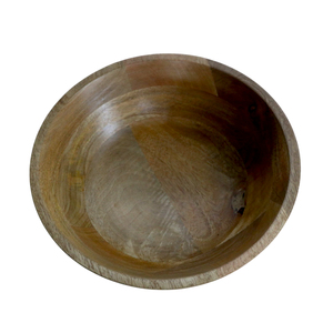 Bol de service en bois d'acacia de style moderne fait à la main écologique sculpté durable pour la fête servant la salade riz soupe fruits - Product Image 4