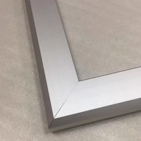 Scie de précision d'usinage CNC personnalisée en masse coupe cadre en aluminium à 45 degrés cadre de plafonnier en aluminium anodisé naturel