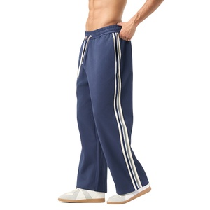 Pantalones Casuales de Hombre, Pantalones Deportivos de Invierno, 340GSM, Gruesos, Holgados, con Logotipo Personalizado, Pantalones Anchos para Hombre - Product Image 1