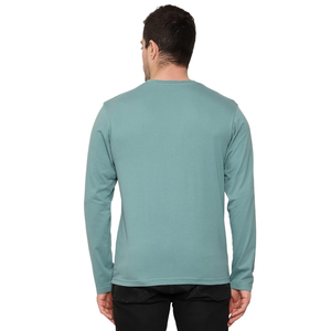 เสื้อยืดแฟชั่นสำหรับผู้ชายเสื้อยืดคอกลมแขนยาวพิมพ์ลายดีไซน์ตามสั่ง - Product Image 2