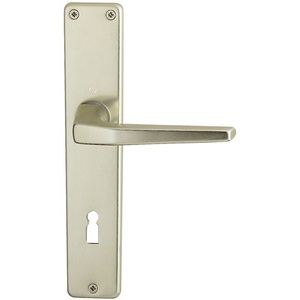 HOPPE Frankfurt 117L Tiradores y Perillas Cuadrados de Aluminio de 8mm para Muebles, Par de Presión sin Rosetas para F2 - Product Image 1