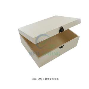 Caja de Regalo de Madera Maciza Premium - Empaque Sostenible para Té, Café y Joyería - Product Image 5