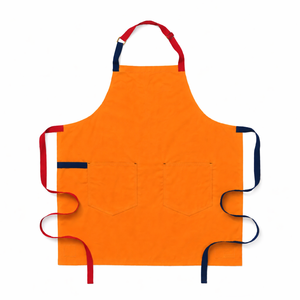 Tablier de travail en toile de coton pour le travail du bois, avec sangle en cuir, résistant à l'eau, sans manches, pour hommes et femmes, idéal pour le chef, le barbecue et la grillade - Product Image 5