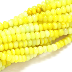 Cuentas Redondas de Ópalo Amarillo Menta: Piedra Preciosa de Calidad AAA, 6-9 mm - Product Image 4