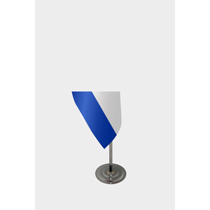Drapeau israélien officiel pour intérieur, impression numérique sur satin de soie et plastique, avec mât en aluminium - Product Image 4