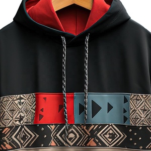Sudadera con Capucha de Algodón Grueso de Alta Calidad con Logotipo Personalizado Impreso para Hombre, Servicio OEM de Invierno, Ecológica y Transpirable - Product Image 2