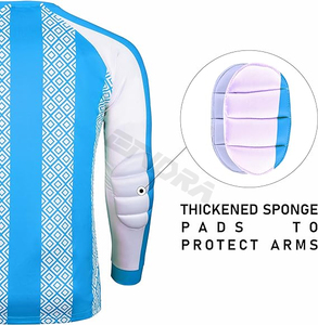 Camiseta de portero de fútbol juvenil acolchada en el codo | Camiseta de portero de fútbol de manga larga | Camisa de portero para adultos/jóvenes para hombres/mujeres - Product Image 5