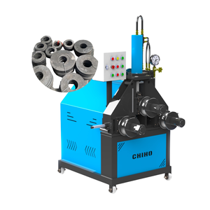 CHIHO Heavy Duty Hydraulic 3 Roller Semi-Automatic Alloy Pipe <b>Bending</b> <b>Machine</b> for Square Tubes High Safety Level Made Vietnam - Product Image 5