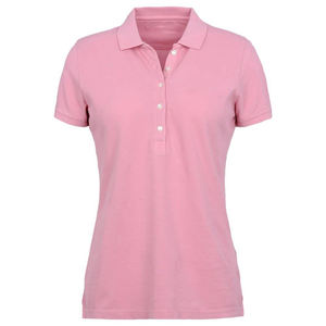 Haute qualité 100% coton femme pour polos à manches courtes avec impression Sexy à la mode pour col polo - Product Image 6