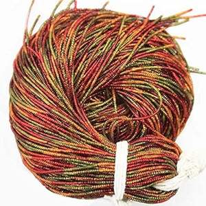 Matériel de broderie Zardozi, fil de bullion Nakshi pour bijoux et broderie, couleur bordeaux 1 mm (100 grammes) - Product Image 4