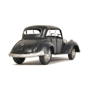Hecho a mano pintado 1937 Plymouth P4 Deluxe negro madera Vintage coche modelo para decoración de oficina en casa - Product Image 4