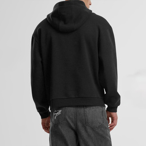 Sweats à capuche épais de haute qualité 350GSM pour hommes, 100% coton, streetwear surdimensionné avec broderie personnalisée, commande en gros disponible - Product Image 2