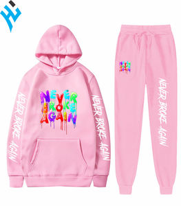 Hot Selling New Luxury Style Custom casual <b>Men</b> Pullover Hoodies And <b>Sweat</b> <b>Pants</b> 100%Cotton Digital Printing <b>For</b> <b>Men</b> Tracksuit - Product Image 4