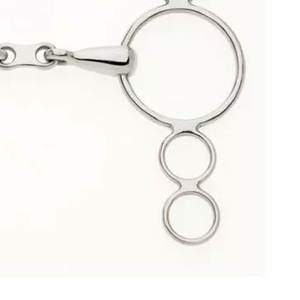Bocado de Caballo Lorina Continental de 4 Anillos, Tipo Snaffle, de Acero Inoxidable, de Primera Calidad, para un Control y Equilibrio Mejorados - Product Image 6