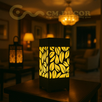Lampe décorative d'intérieur haut de gamme DTN.001.04 avec source de lumière LED, cadre en V noir de haute qualité, garantie de 2 ans