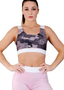 Ensemble de soutien-gorge de leggings de yoga taille haute pour femmes soutiens-gorge de gymnastique respirants avec motif solide de sublimation personnalisée panneau de legging SPANDEX/NYLON - Product Image 6