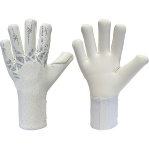 Gants de gardien de but de football unisexes personnalisables professionnels en cuir réglables antidérapants respirants de qualité supérieure pour enfants - Product Image 4