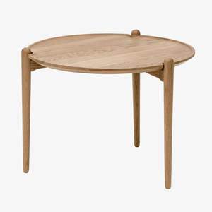 Mesa de Centro Moderna de Madera Sólida de Lujo |   Mesa Artesanal Resistente con Acabado Pulido para Interiores de Primera Calidad - Product Image 6