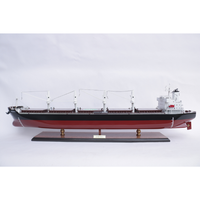 SABRINA (Cargo général) Modèle de bateau en bois de 100 cm / Navires porte-conteneurs / Artisanat fait main pour la décoration