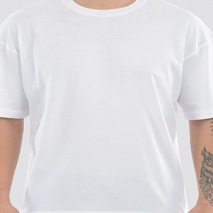 Envío Directo, camisetas lisas personalizadas, ropa de calle gráfica para hombre, Camiseta de algodón en blanco con logotipo OEM, camiseta de diseño personalizado para hombre - Product Image 3