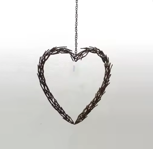 Ornements suspendus en métal en forme de coeur Bonhomme de neige tendance, ornements suspendus de Noël d'arbre de Noël Vente chaude à bas quantité minimale de commande - Product Image 4