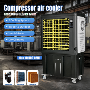 Aire acondicionado portátil comercial 3 en 1 para exteriores, sistema de climatización industrial eléctrico HVAC, enfriador de aire evaporativo móvil. - Product Image 1