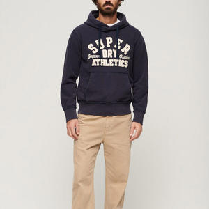 Sweat à capuche doux et confortable pour hommes Fabricant OEM Sweat à capuche pour hommes Sun Fade Puff Print en bas quantité minimale de commande - Product Image 3