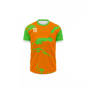 เสื้อเจอร์ซีย์เล่นกีฬาคอกลมผ้าโพลีเอสเตอร์ระบายอากาศได้ดี - Product Image 3