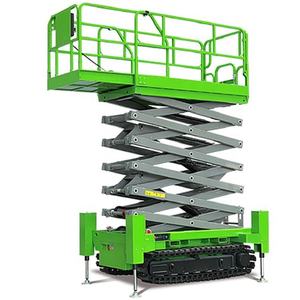 Plataforma Elevadora de Tijera Hidráulica sobre Orugas, Capacidad de 250 kg, Altura de Trabajo de 3 a 14 m - Product Image 4