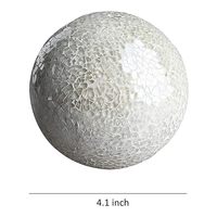 Boules de décoration de table minimalistes en mosaïque solide, centres de table, bols, vases, sphères, art déco écologique fait à la main, montage mural, Diwali