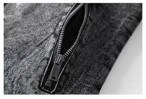 Veste en jean extensible sur mesure en gros, veste en jean pour homme, coton, hiver, denim uni, strass, vestes pour homme - Product Image 5