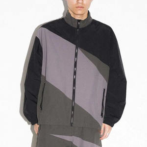 2022 nouveauté coupe-vent en Nylon personnalisé pour hommes veste d'hiver imperméable col montant couleur claire couture conception OEM toile - Product Image 6