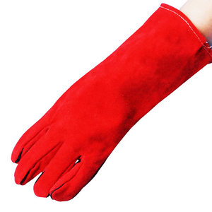 Guantes de soldadura XL personalizados con logotipo de mejor material de calidad superior: Cree sus propios guantes de soldadura de estilo Servicio OEM - Product Image 6