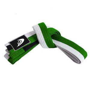 Cinturones BJJ ligeros de algodón 100% personalizables de calidad superior para entrenamiento de Karate y Judo - Product Image 1
