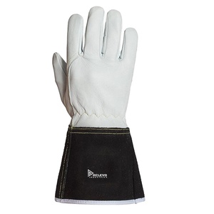 Guantes de trabajo de cuero partido para pedidos al por mayor, resistentes al calor, guantes de seguridad para soldadura, protección laboral industrial para pedidos al por mayor - Product Image 1