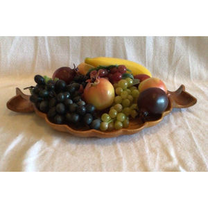 Vaisselle de qualité supérieure Restaurant Plateau de fruits Maison et ustensiles de cuisine Assiette de grésillement de fruits secs en bois de bambou - Product Image 6