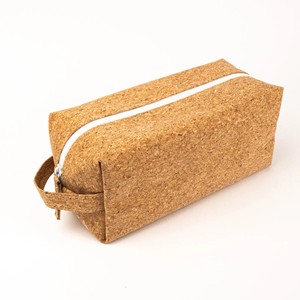 Pochette cosmétique en liège écologique avec fermeture éclair, organiseur de toilette pour voyage, design élégant avec logo personnalisé OEM - Product Image 3