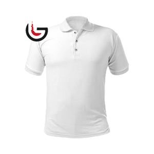 100% Organic Cotton Spandex Fabric <b>White</b> Anti-Wrinkle & Anti-Shrink Plus Size Casual Plain Printed Golf for <b>Polo</b> <b>T</b>-<b>Shirt</b> for <b>Men</b> - Product Image 1