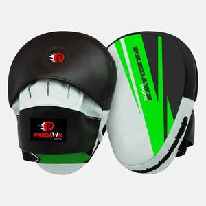 Mitaines de mise au point en cuir de vachette véritable sur mesure nouveau Design noir doux imprimé poinçonnage mitaines d'entraînement de boxe pour le sport - Product Image 5