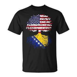 Camiseta Bosnian Roots National Heritage Tree, disponible en tallas grandes y comprimidas - Product Image 1