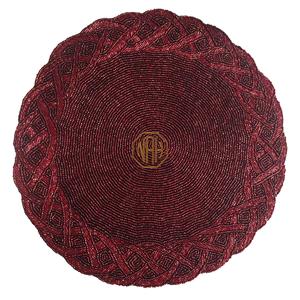 <b>Beaded</b> <b>Placemats</b> Round Cotton Craft Decor for Dining Table Exporter Factory Direct Wholesale Supplier Handmade Embellished Mat - Product Image 6