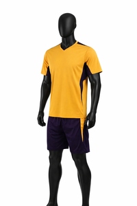 Uniforme de Fútbol Personalizado al por Mayor, Conjunto de Camiseta y Pantalones Cortos, Transpirable, para Entrenamiento y Partido, Marca Privada - Product Image 4