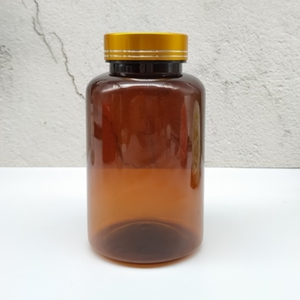Bouteille de médecine PET cylindrique brun foncé 300CC pour usage vétérinaire bouteilles de capsules de pilules de vitamines médicales fabricant du Vietnam - Product Image 4