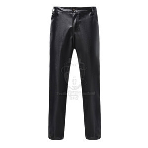 Pantalons pour hommes de style nouveau, pour usage extérieur, lavés, de la meilleure qualité, couleur unie, en cuir, à prix avantageux - Product Image 1