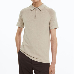 Chemise de golf raglan haute performance personnalisée, polo à fermeture éclair 14 - Product Image 1