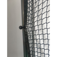 Redes Portátiles para Jaula de Golf de 10 x 8 Pies con Juego de Tubos Metálicos para Simulador de Golf en Interiores, Red de Práctica de Golf Resistente