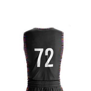 Impression de logo personnalisé de haute qualité Nouveau design Vêtements de sport Uniforme de basket-ball en polyester pour hommes Vêtements d'entraînement - Product Image 6